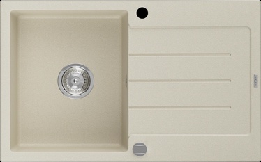 Köögivalamu Mexen Bruno Beige+Chrome, graniit, 79 cm x 49 cm x 20 cm