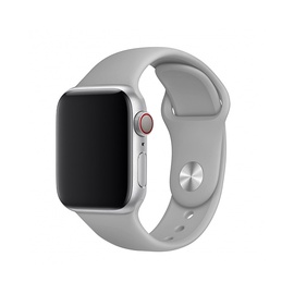 Ремешок Just Must Liquid Silicone Apple Watch 42/44/45mm, светло-серый