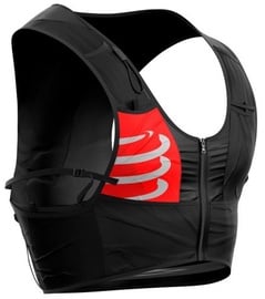 Рюкзак для бега Compressport Ultrun S Pack, белый/черный/красный