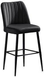 Bāra krēsls Kalune Design Vento 107BCK1153, melna, 45 cm x 49 cm x 99 cm, 2 gab.