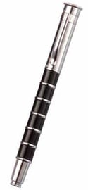 Ручка Fuliwen 2024C, серебристый/черный, 1 мм