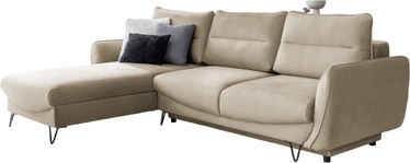 Stūra dīvāns Silva Nube 20, gaiši brūna, kreisais, 201 x 276 cm x 100 cm