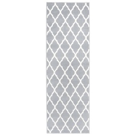 Ковровая дорожка VLX Runner Rug BCF, белый/серый, 4000 мм x 1000 мм