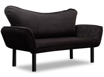 Dīvāngulta Hanah Home Chatto, melna, 140 x 65 x 70 cm