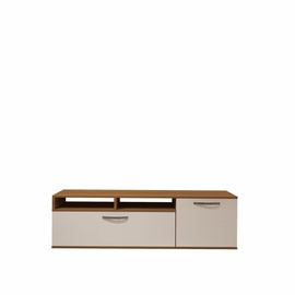 TV-laud Kalune Design Variant, valge/pähklipuu, 135 - 170 cm x 40 cm x 47 cm