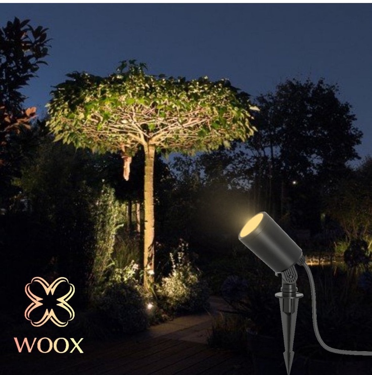Nutivalgustus Woox Smart Garden Light R5147, 7W, LED, IP65, must