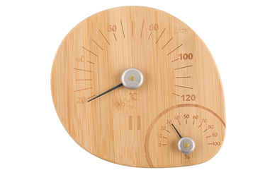 Термометр для сауны с измерителем влажности Rento, бежевый
