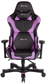 Spēļu krēsls Clutchchairz Crank Echo, 52 x 56.5 x 37 - 45 cm, melna/violeta