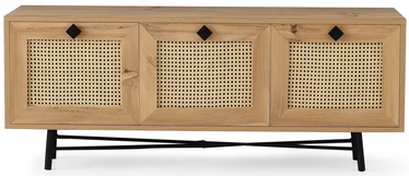 TV-laud Kalune Design Alcazar, tamm/must, 140 cm x 40 cm x 60 cm