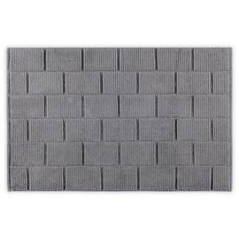 Vannitoa põrandamatt Foutastic Tile 581CAN1530, hall, 500 mm x 800 mm