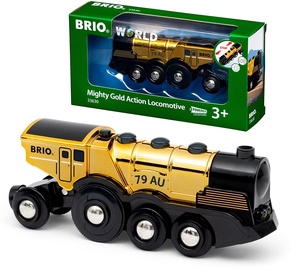 Rotaļu vilciens Brio Mighty Gold Action Locomotive 33630