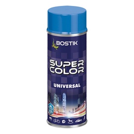 Krāsu aerosoli Bostik Super Color Universal, preču zīmes, gaiši zils, 0.4 l