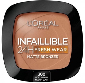 Bronzantas L'Oreal Infaillible 24h Fresh Wear Matte 300 Light Medium, 9 g