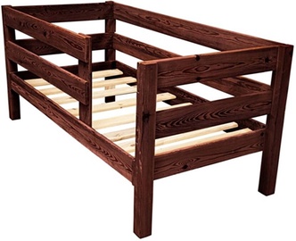 Детская кровать Kalune Design Ida 90 406RNW1107, ореховый, 195 x 95 см