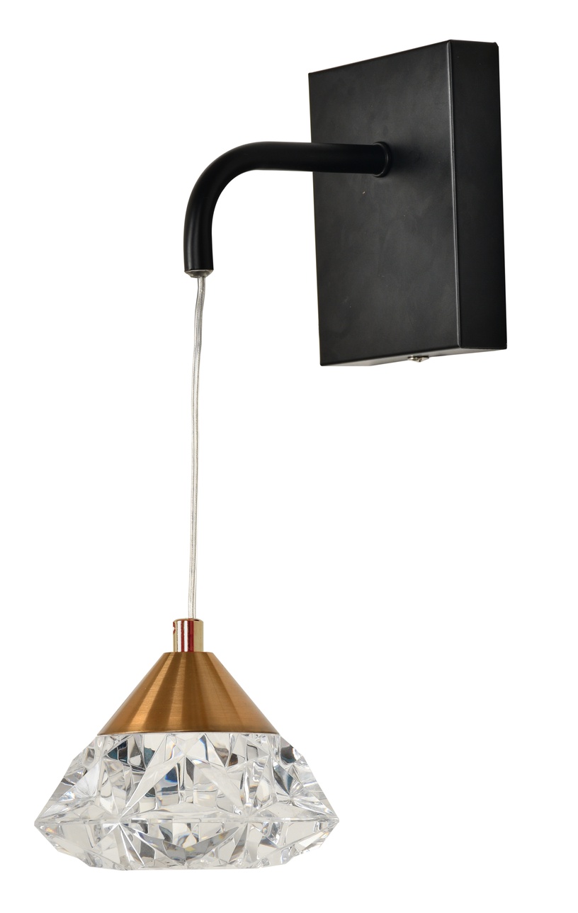Lampa sienas Domoletti Shiny AW-9819-01-7903-062, 6 W, LED, 3000 °K