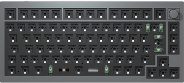 Klaviatūra Keychron Q1 Barebone ISO Knob EN, pelēka