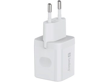 Adapteris Sandberg 441-42, AC/USB-C, balta, 20 W