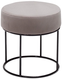 Пуф Hanah Home Moon Steel 501 Mink, серый/бежевый, 40 см x 40 см x 40 см