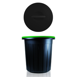 Atkritumu tvertne Gio'Style Ecosolution, zaļa/tumši pelēka, 16 l, 33.5 cm x 33 cm, 1 gab.