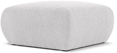 Пуф Micadoni Home Molino Boucle, светло-серый, 75 см x 75 см x 36 см