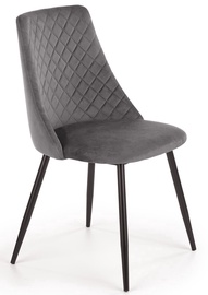 Söögitoa tool, must/hall, 52 cm x 50 cm x 82 cm