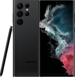 Mobilais telefons Samsung Galaxy S22 Ultra, 8GB/256GB, melna (prece ar defektu/trūkumu)