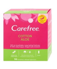 Higiēniskie ieliktnīši Carefree Cotton Aloe, Super/Normal, 280 gab.