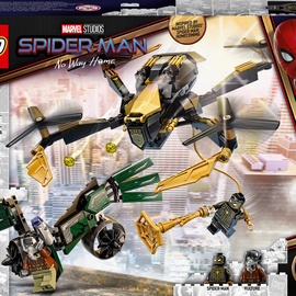 Конструктор LLEGO Marvel Spider-Man Дуэль дронов Человека-Паука 76195, 198 шт.