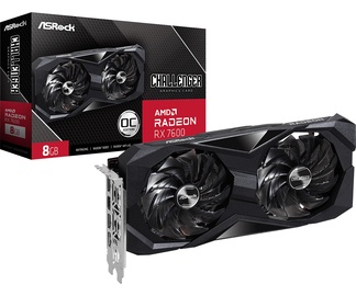 Vaizdo plokštė ASRock Radeon RX 7600 Challenger OC, 8 GB, GDDR6