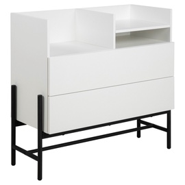 Комод Norse, белый/черный, 42.2 x 95 см x 89.9 см
