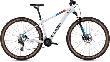 Velosipēds kalnu Cube Aim SLX, 29 ", 18" (44.45 cm) rāmis, zila/balta/sarkana