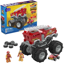 Konstruktorius Mega Bloks Hot Wheels Monster Trucks HW 5-Alarm Fire Truck HHD19, plastikas