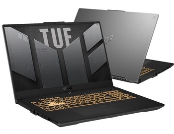 Sülearvuti Asus TUF Gaming F17 FX707ZC4-HX008W PL, i5-12500H, 16 GB, 512 GB, 17.3 ", Nvidia GeForce RTX 3050, hall