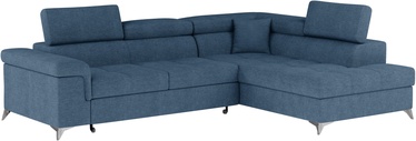 Угловой диван Eridano Raquel 40, синий, 202 x 275 см x 88 см