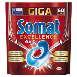 Таблетки для посудомоечной машины Somat Excellence, 60 шт.