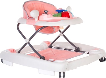 Vaikštynė SunBaby Walker With Steering Wheel, rožinė