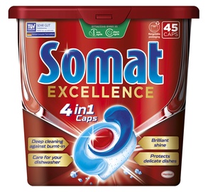 Таблетки для посудомоечной машины Somat Excellence, 45 шт.