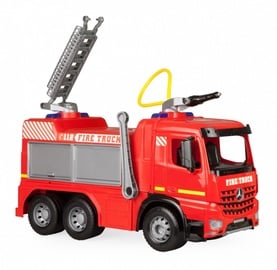 Rotaļu ugunsdzēsēju mašīna Lena Giga Trucks Fire Truck 02158EC, sarkana