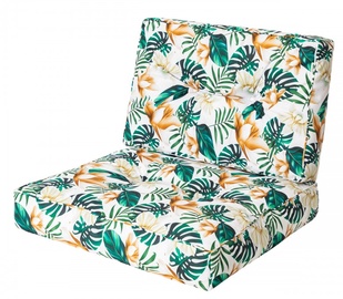 Sėdimų pagalvių rinkinys Hobbygarden Kaja R1 KAJBIK11, balta/žalia/oranžinė, 39 x 50 cm