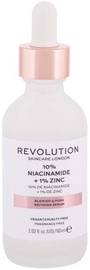Сыворотка для женщин Revolution Skincare 10% Niacinamide + 1% Zinc, 60 мл
