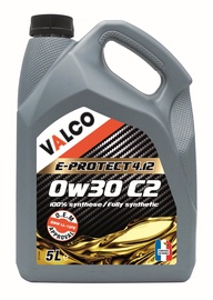 Motoreļļa Valco C2 E-Protect 4.12 0W - 30, sintētiskais, vieglajam auto, 5 l