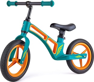 Балансирующий велосипед Hape My First Balance Bike, oранжевый/бирюзовый, 12″