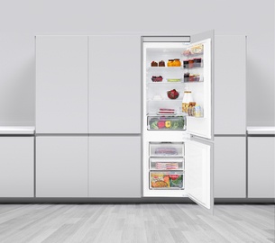 Iebūvējams ledusskapis saldētava apakšā Beko ICQFD373