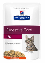 Влажный корм для кошек Hill's Prescription Diet Digestive Care with Chicken I/D, курица, 1.02 кг, 12 шт.