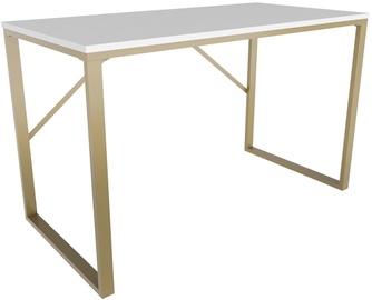 Стол Kalune Design Layton 322RTC1477, золотой/белый