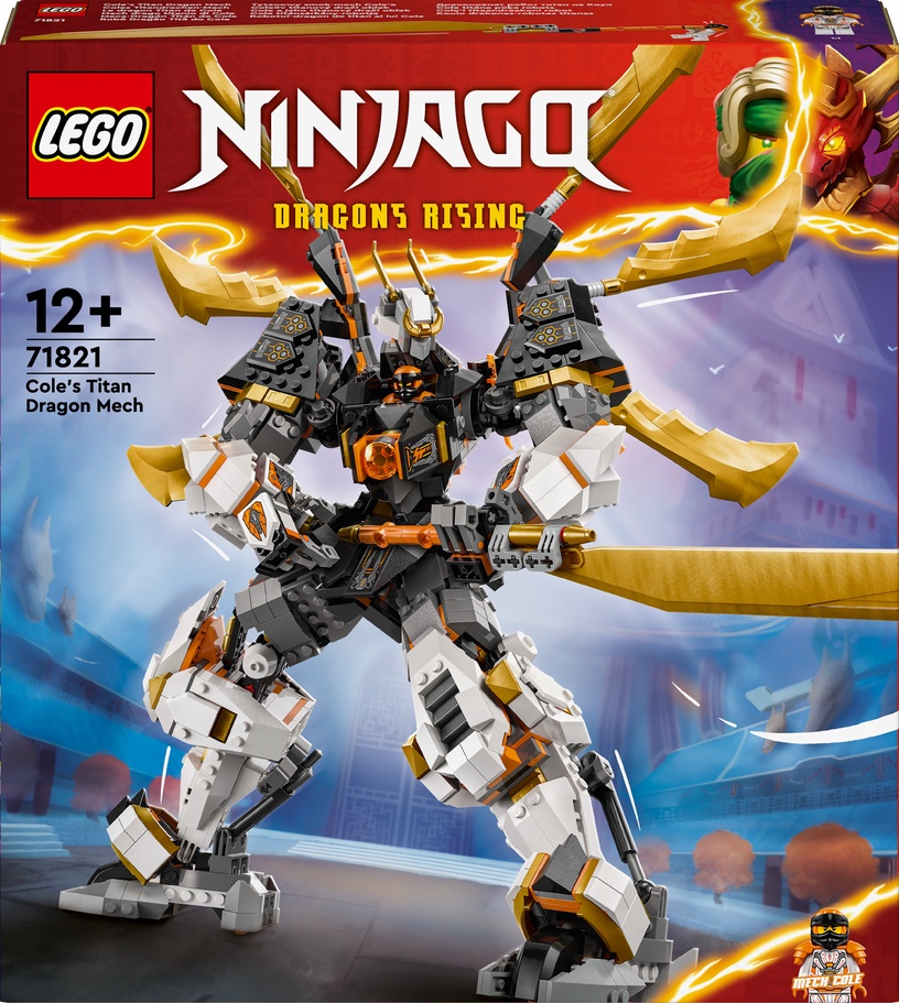 Konstruktor LEGO® Ninjago Cole’i titaandraakoni robot 71821