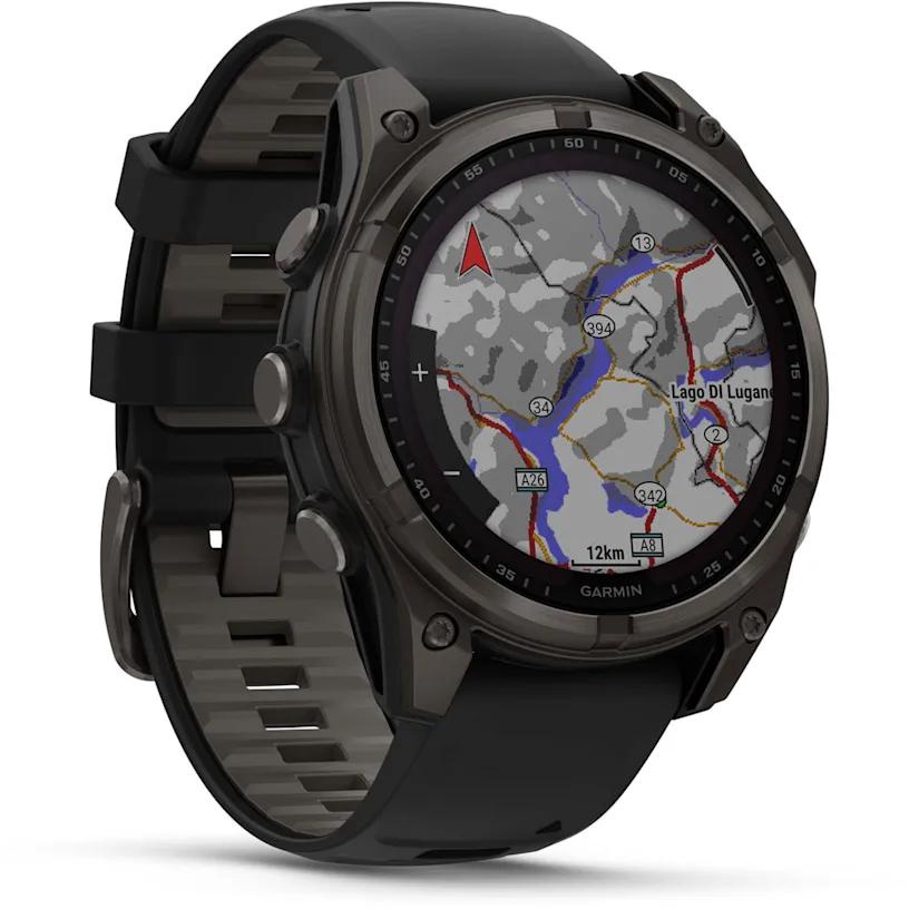 Умные часы Garmin Fenix 8 47mm Solar Sapphire 010-02906-11, черный