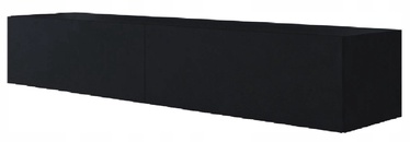 TV-laud Tuckano Negro, must, 1400 mm x 400 mm x 300 mm
