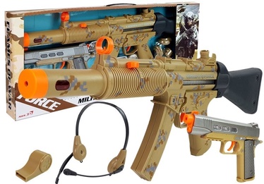 Komplekts Lean Toys Military Power Gun LT7874