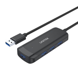 USB jaotur Unitek H1111E H1111E, must, 1.5 m